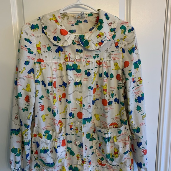 Vintage Winnie the Pooh Blouse Large - Picture 1 of 5